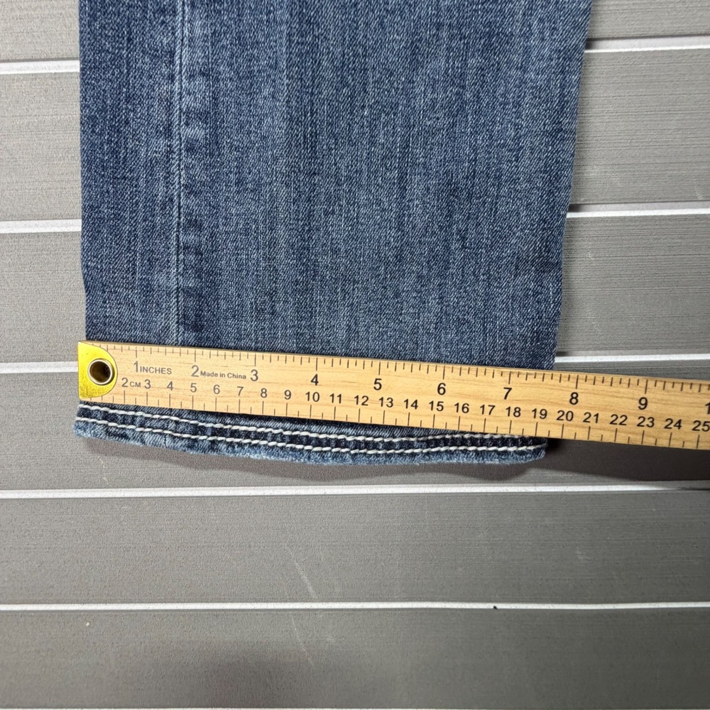 Silver Jeans Co Aiko Bootcut Distressed Medium Wash Denim Jeans W26 L33 Womens - Picture 3 of 12